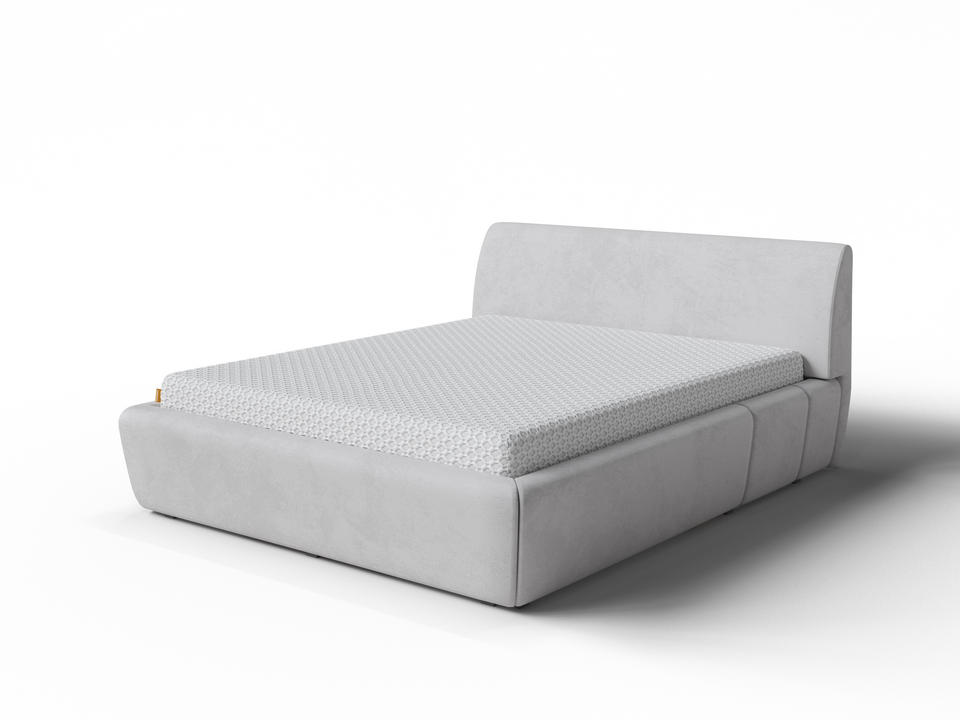 Кровать Орматек Concept (Ткань: Велюр Teddy Стальной) 140x190