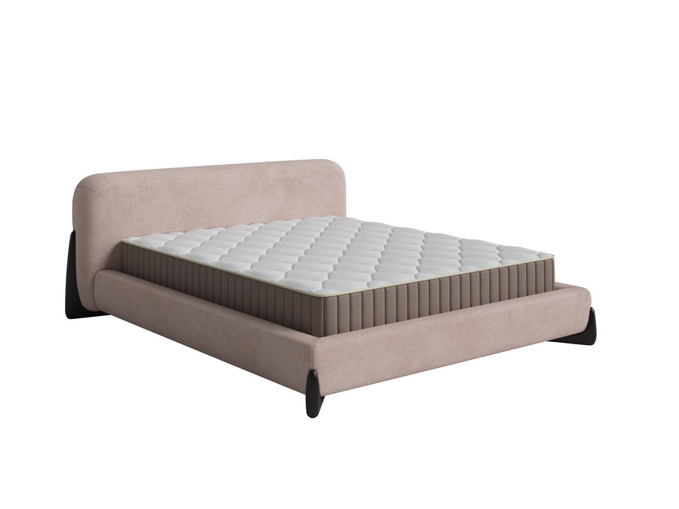 Кровать Орматек Prado (Ткань: Велюр Teddy Шоколадный бисквит) 160x190